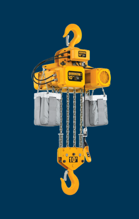 Harrington NER 10 Ton Chain Hoist - 3 Phase - 5.5 FPM