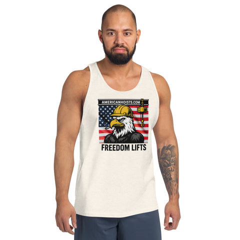 Freedom Lifts Tank Top - American Hoists