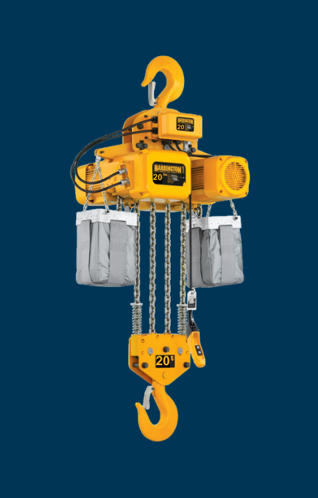 Harrington NER 20 Ton Chain Hoist - 3 Phase - 5.5 FPM