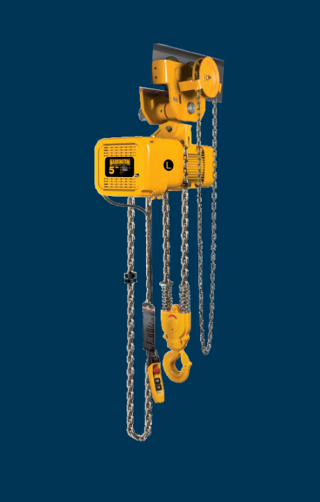 Harrington NER 5 Ton Chain Hoist - 3 Phase - 11 FPM