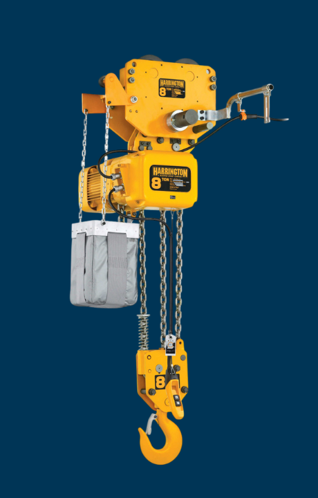 Harrington NER 8 Ton Chain Hoist - 3 Phase - 7.5 FPM