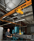 Fully Assembled Bridge Crane with Chain Hoist – 1/8 Ton to 10 Ton Capacity - American Hoists