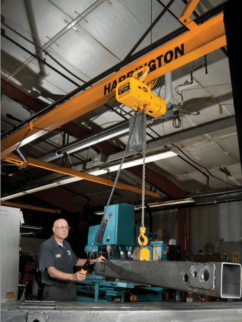 Fully Assembled Bridge Crane with Chain Hoist – 1/8 Ton to 10 Ton Capacity - American Hoists