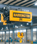 Harrington RY 3 Ton Electric Wire Rope Hoist - 3 Phase - 33ft Lift - American Hoists