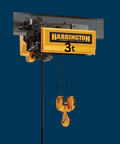 Harrington RY 3 Ton Electric Wire Rope Hoist - 3 Phase - 33ft Lift - American Hoists