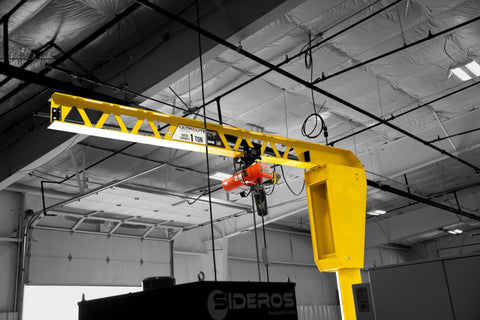 Ultralite Freestanding Jib Crane – 1/4 Ton to 3 Ton Capacity - American Hoists