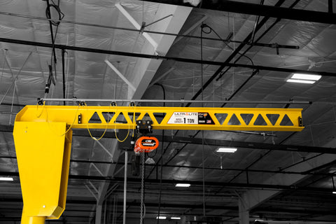 Ultralite Freestanding Jib Crane – 1/4 Ton to 3 Ton Capacity - American Hoists