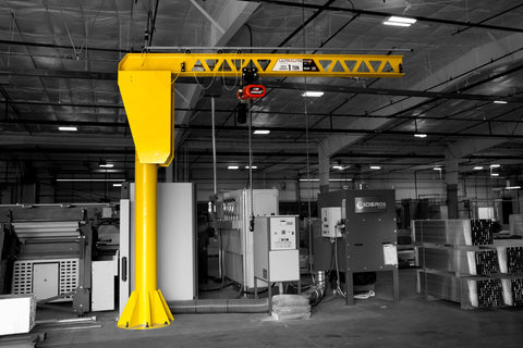 Ultralite Freestanding Jib Crane – 1/4 Ton to 3 Ton Capacity - American Hoists