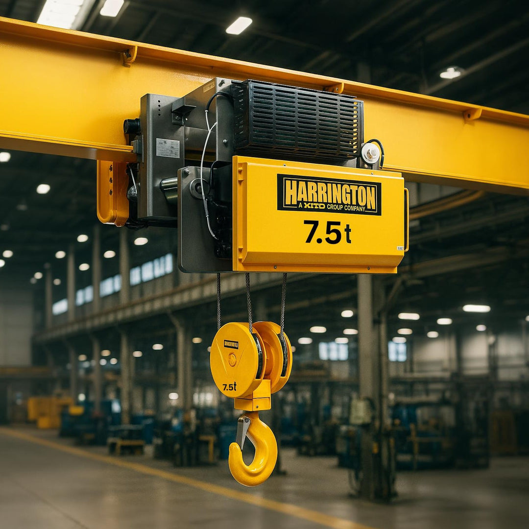 Wire rope hoist – 7.5 Ton, 3 Phase, 30ft lift – American Hoists
